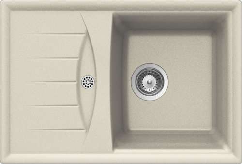 Мойка  Genius 45D Small (D-100S)  Cristalite, 680x460, эверест