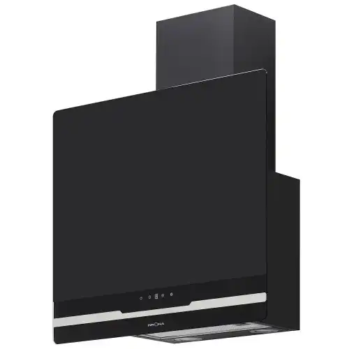 DOMENIKA 600 BLACK/INOX S вытяжка кухонная